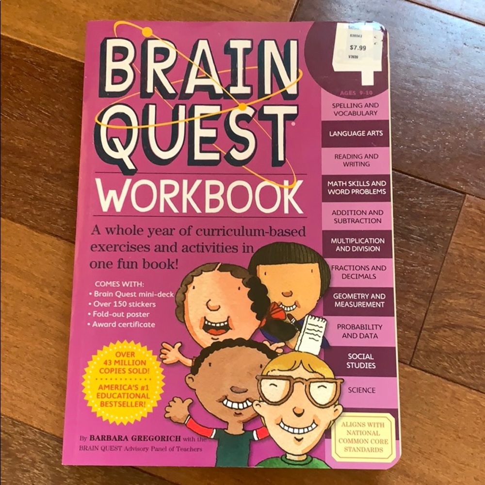 Brain Quest 4th grade workbook